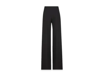 GUCCI Women's Stretch Wool Blend Wide-Leg Pant "Black"