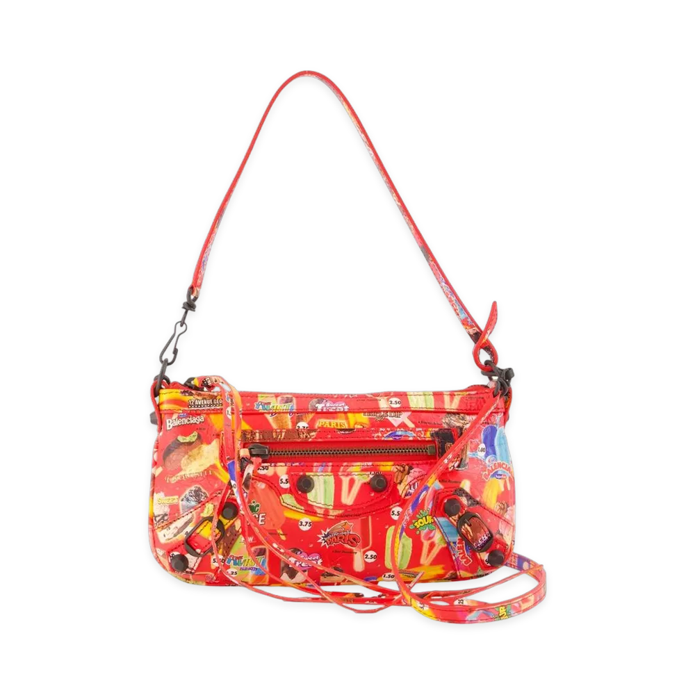BALENCIAGA Women's Le City Bag Leather "Red"