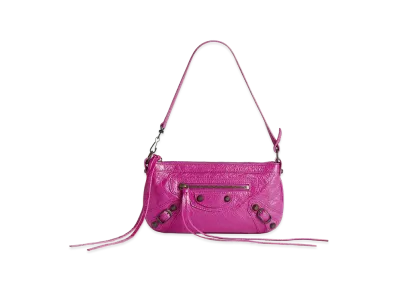 BALENCIAGA Women's Le City Pouch with Strap "Azalee"