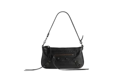 BALENCIAGA Women's Le City Pouch with Strap "Black"
