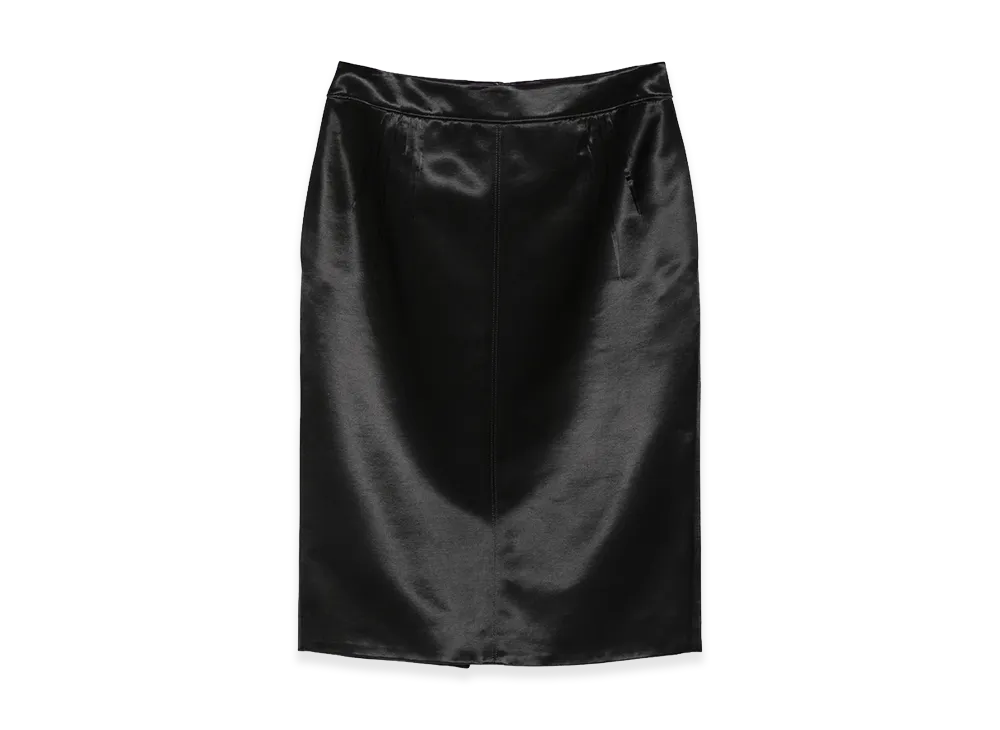 Saint Laurent Women's Satin Skirt "Black"