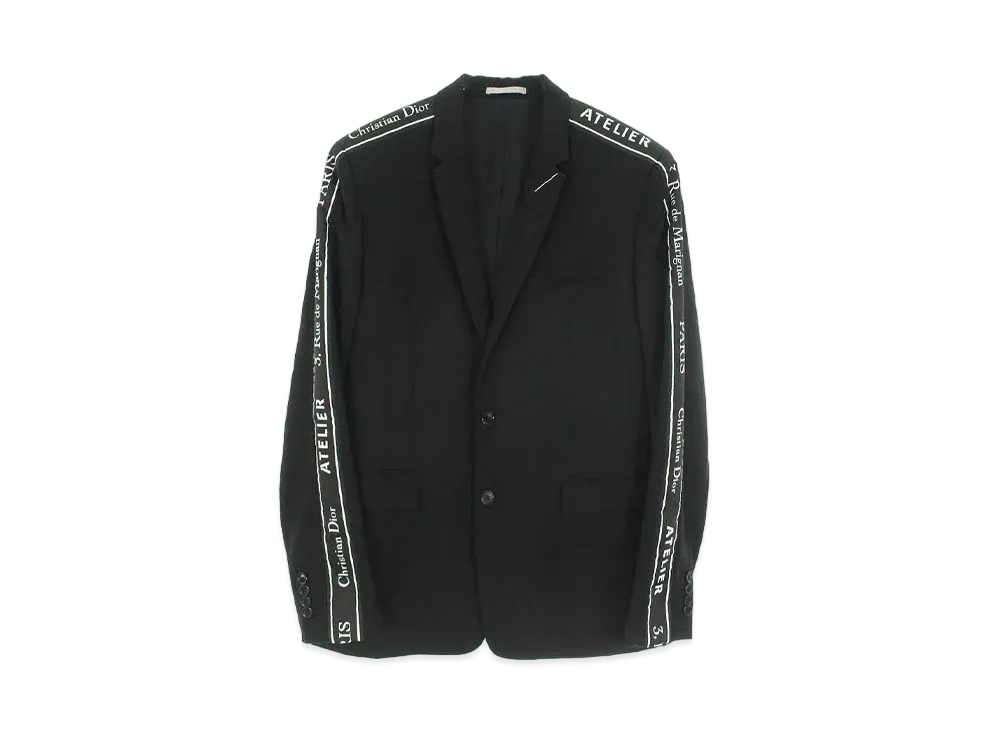 Dior HOMME Arm Atelier Logo Tailored Jacket "Black"