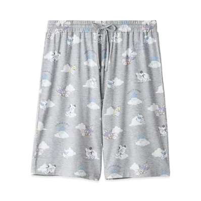 GELATO PIQUE x DRAGON QUEST Allover Pattern Half Pants "Grey"