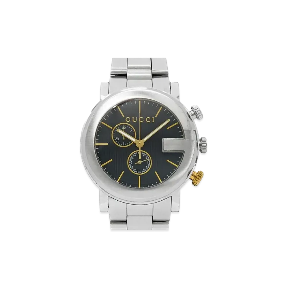 GUCCI G Chrono "Black/Stainless Steel/Silver"