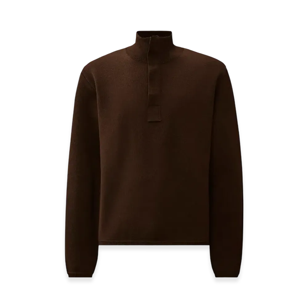 C.P. Company x OUR LEGACY WORK SHOP Benodet Wool Half Zip Sweater "After Dark Grey"