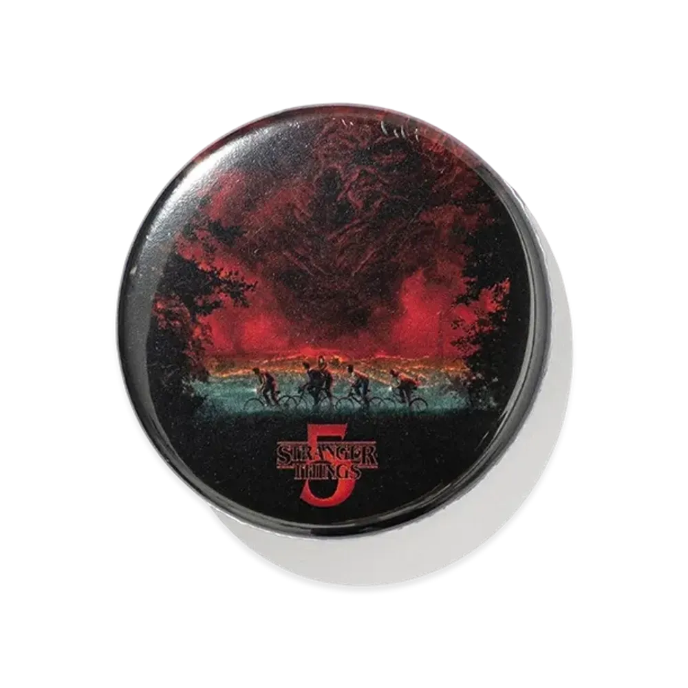 Netflix Stranger Things x V.A. Can Badge 44mm "Black"
