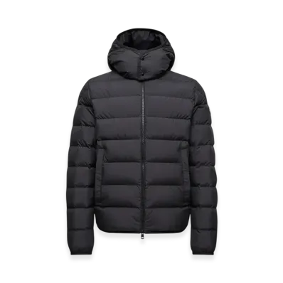 MONCLER Montbrocq Hooded Short Down Jacket "Black"