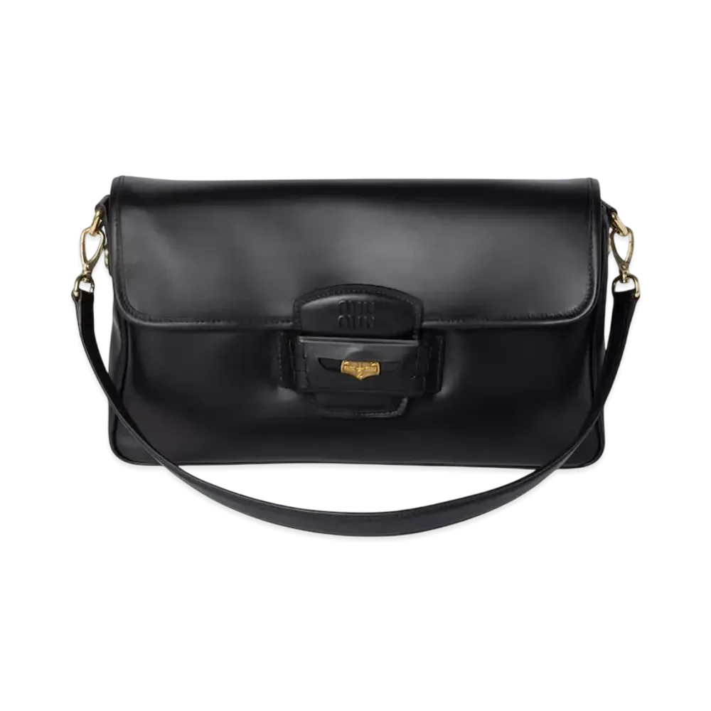 MIUMIU Penny Leather Bag "Black"