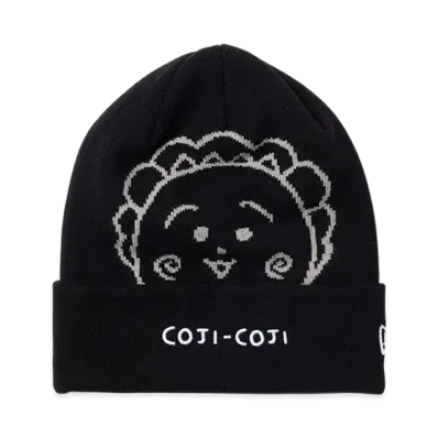 NEW ERA x COJI-COJI Basic Cuff Knit Jacquard "Black"