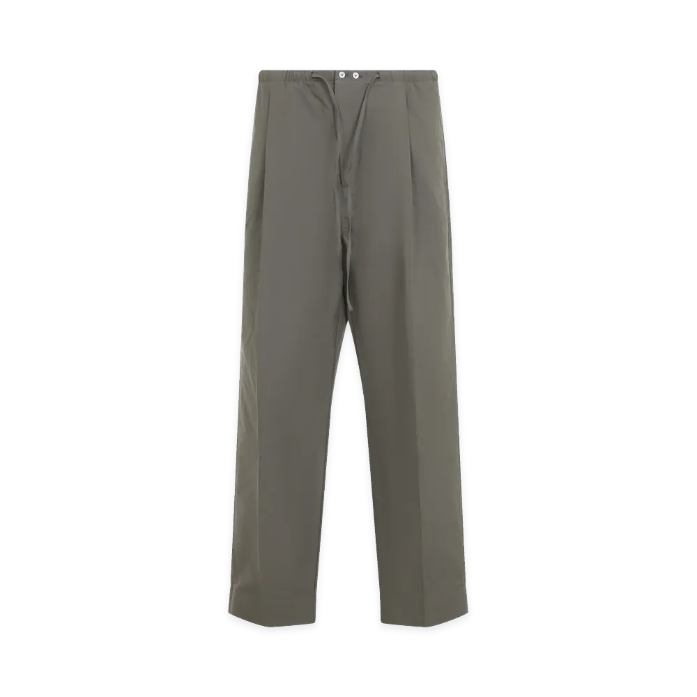 Bottega Veneta Steel Cotton Trousers "Steel"