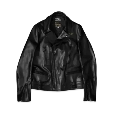 COMME des GARCONS BLACKMARKET LEWIS LEATHERS RIDERS JACKET "Black"