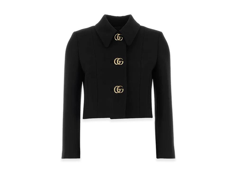 GUCCI Women's Crepe Blazer "Black"