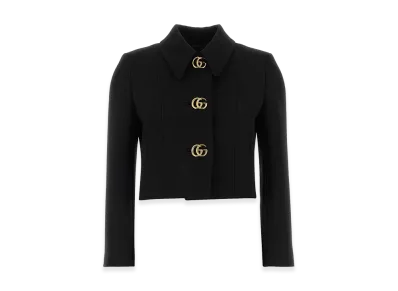 GUCCI Women's Crepe Blazer "Black"