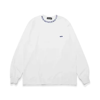 GOD SELECTION XXX Mini Box Logo/Old English Logo Rash Guard GX-S26-CS-05 "White"