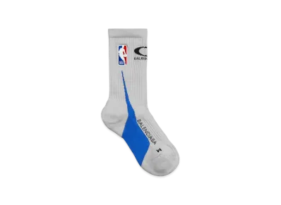 BALENCIAGA x NBA Collaboration Socks "Dirty Effect White"