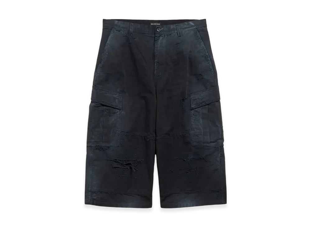 BALENCIAGA Cropped Cargo Pants "Black"