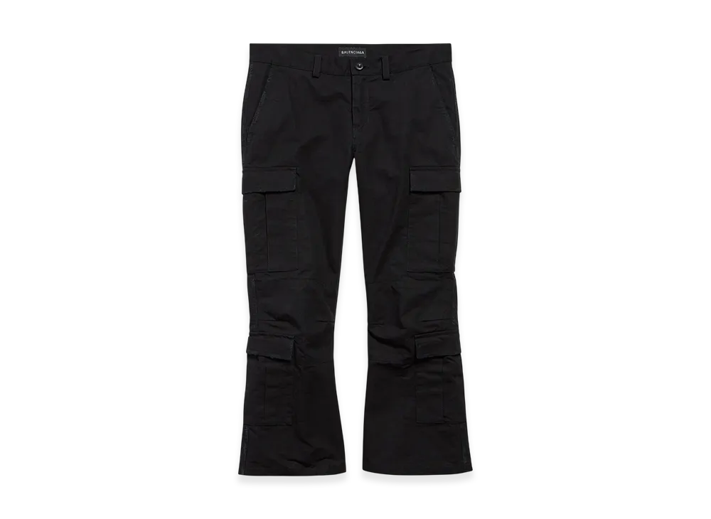 BALENCIAGA Cargo Capri Pants "Black"