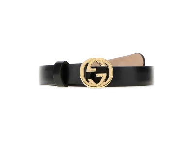 GUCCI Women's Leather Belt "Black"