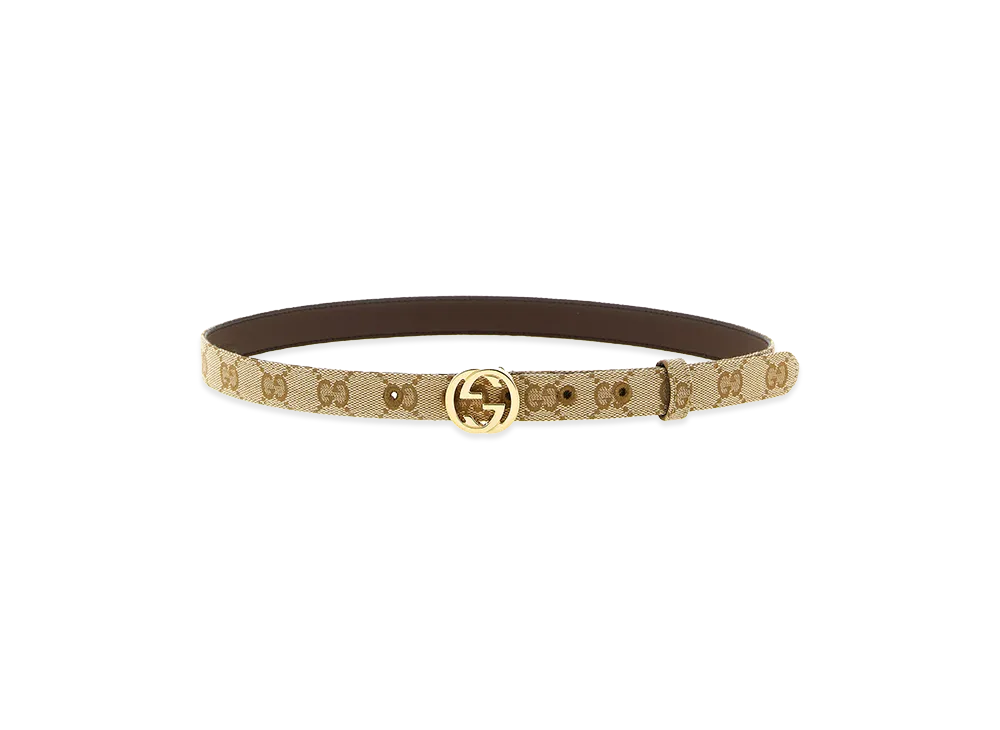 GUCCI Women's 'Incrocio GG' Belt "Printed"