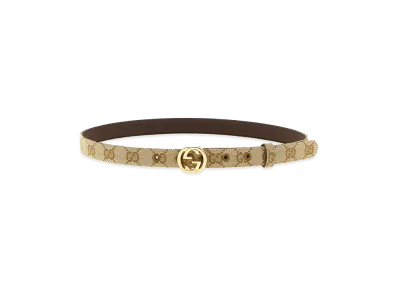 GUCCI Women's 'Incrocio GG' Belt "Printed"