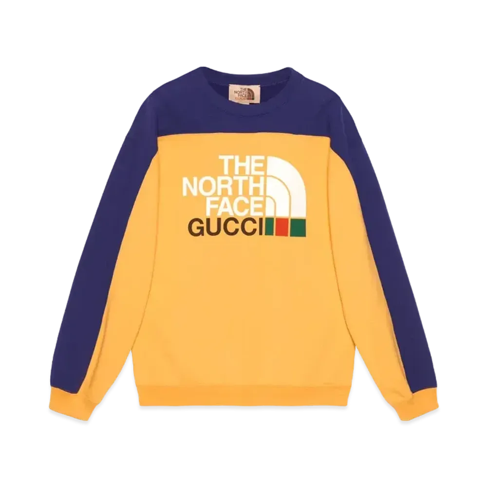 Gucci x The North Face Sweatshirt "Yellow Purple"