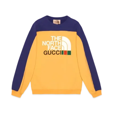 Gucci x The North Face Sweatshirt "Yellow Purple"