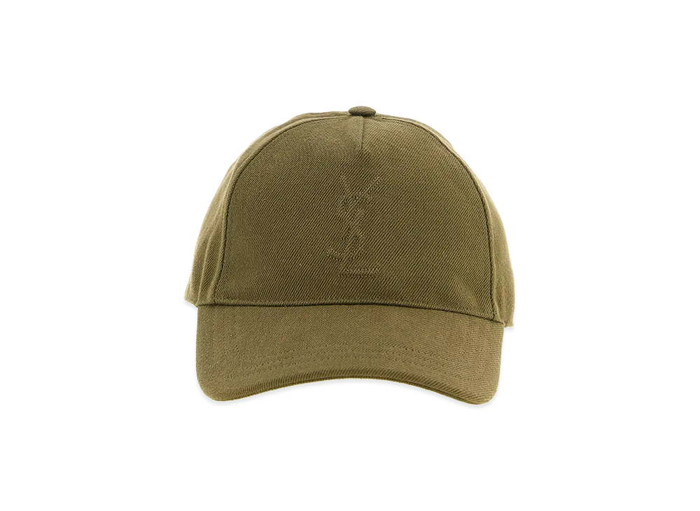 Saint Laurent 'Cassandre' Cap "Green"