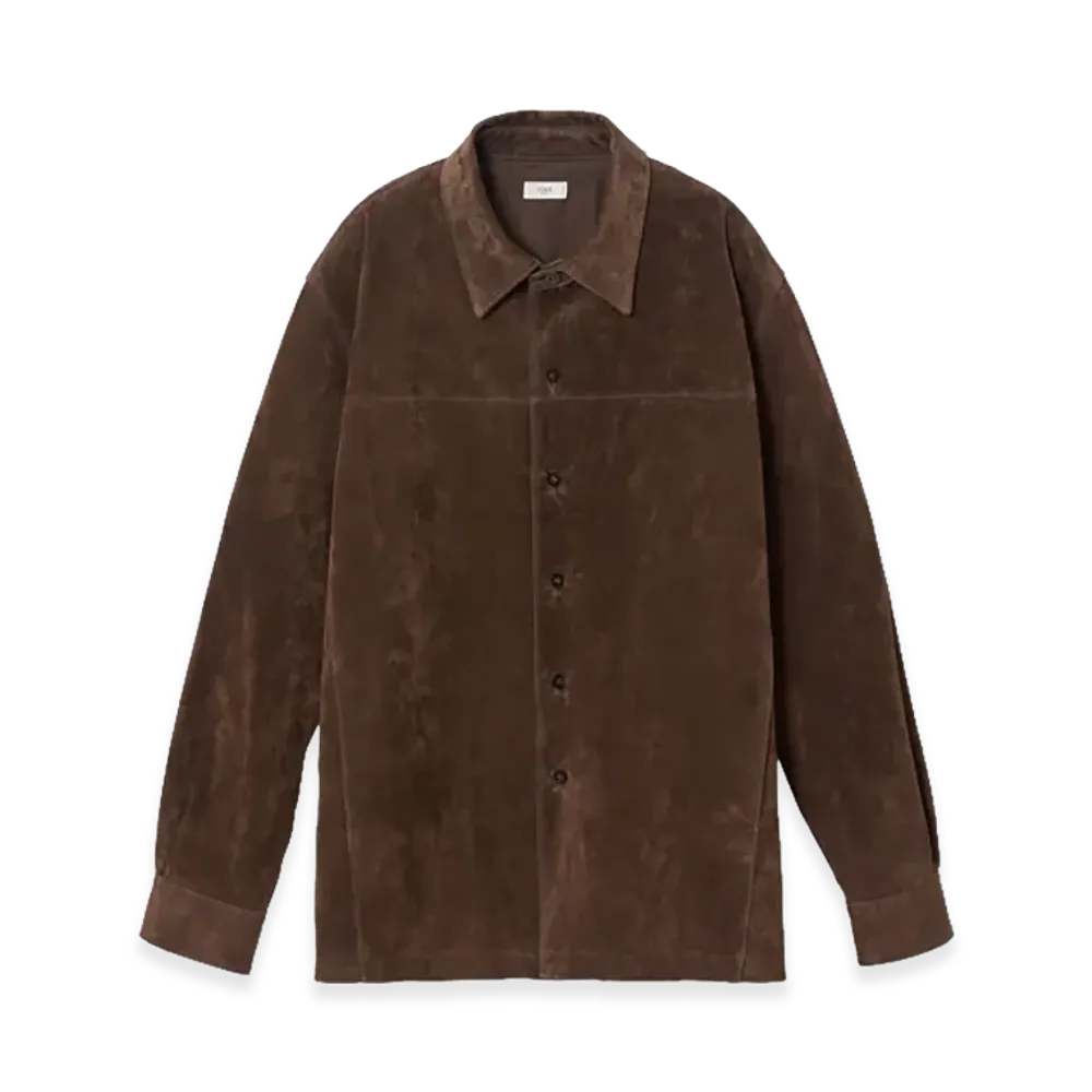 YOKE Pig Suede Shirt Jacket "Brown"