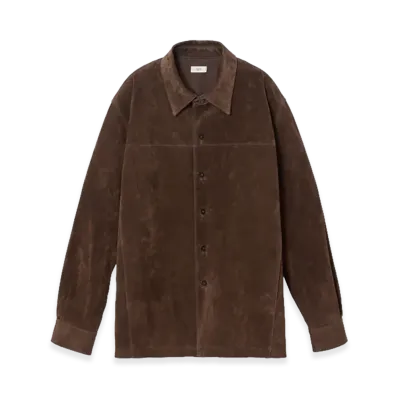 YOKE Pig Suede Shirt Jacket "Brown"