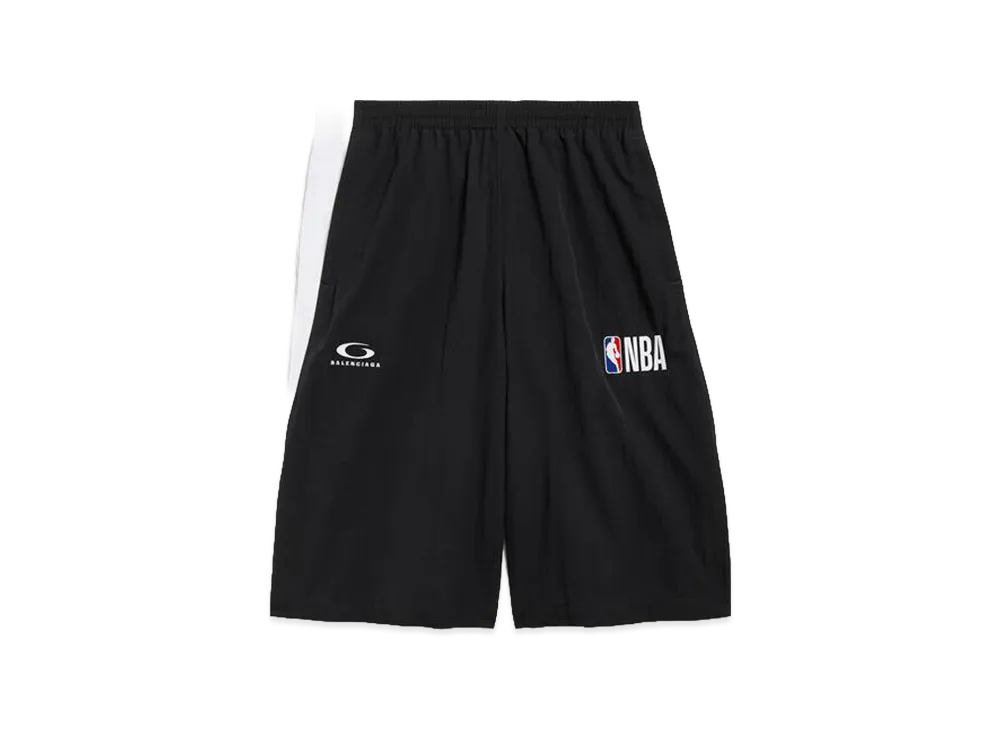 BALENCIAGA x NBA Collaboration Tracksuit Shorts "New Black"