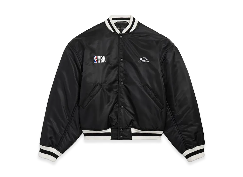 BALENCIAGA x NBA Collaboration Coach Jacket "Black"