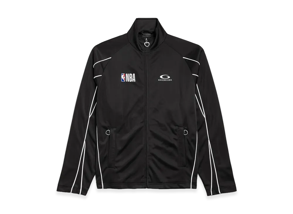 BALENCIAGA Women's x NBA Collaboration Tracksuit Jacket "Black"