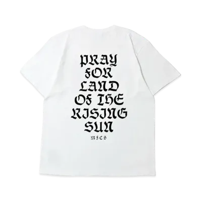MFC STORE Pray For Land Of The Rising Sun S/S Tee "White/Black"