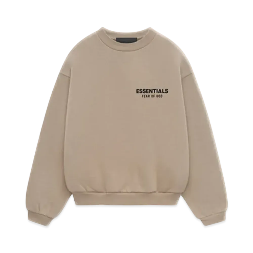 FEAR OF GOD Essentials Kid's Fleece Crewneck "Desert Sand"