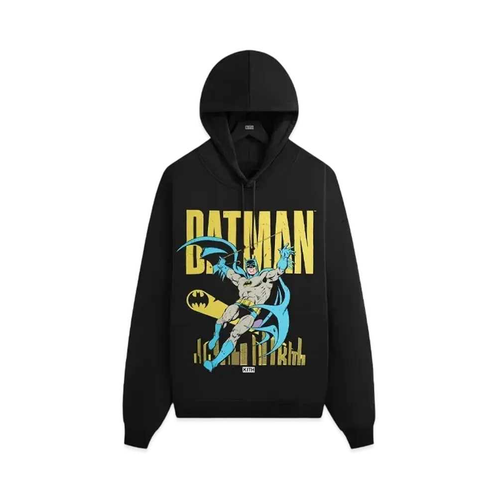 Kith x Batman Classic Vintage Nelson Hoodie "Black"
