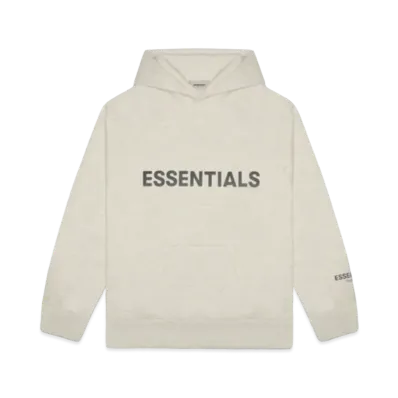 FEAR OF GOD 3D Silicon Applique Pullover Hoodie "Oatmeal Heather"