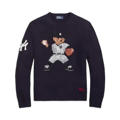Polo Ralph Lauren Yankees Bear Sweater Unisex "Navy"