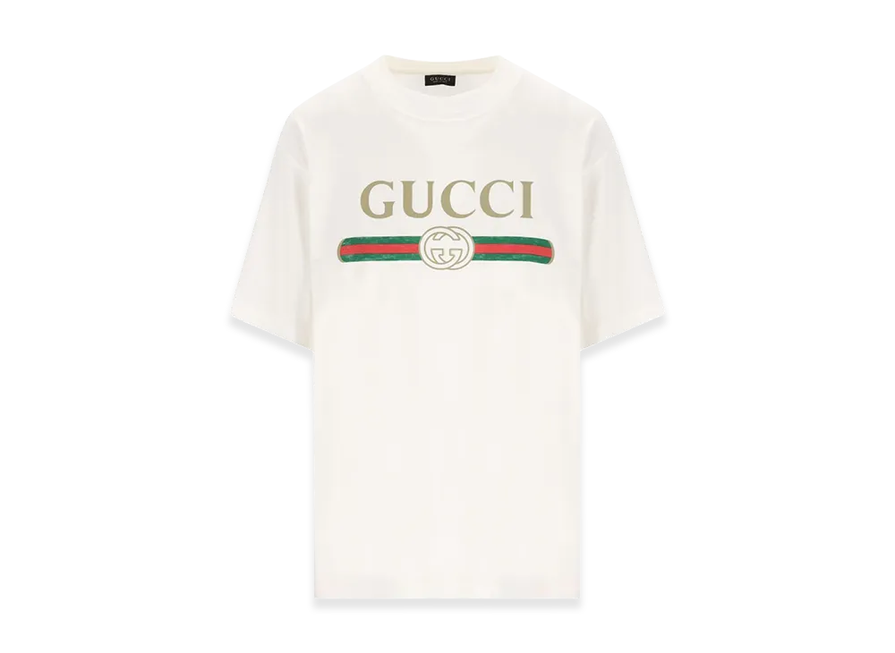 GUCCI Women's Cotton Blend T-Shirt "White"