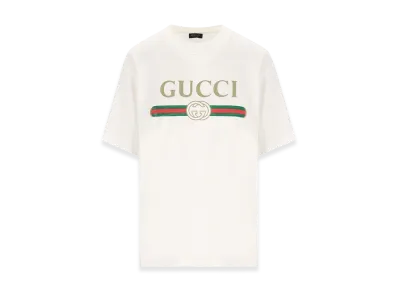 GUCCI Women's Cotton Blend T-Shirt "White"
