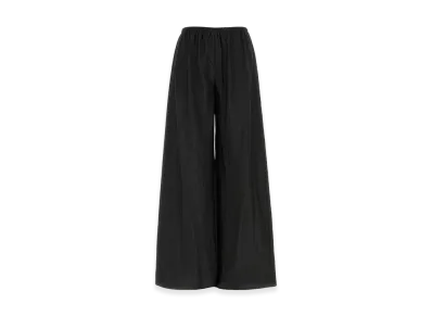 The Row Women's Silk Gala Wide-Leg Pant "Black"