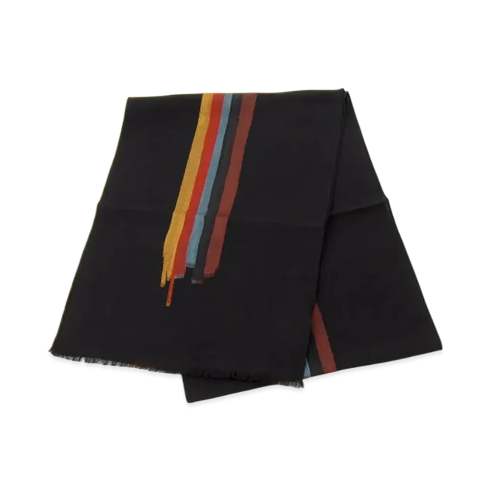 Paul Smith Scarf Men's Wool Scarf "Black"