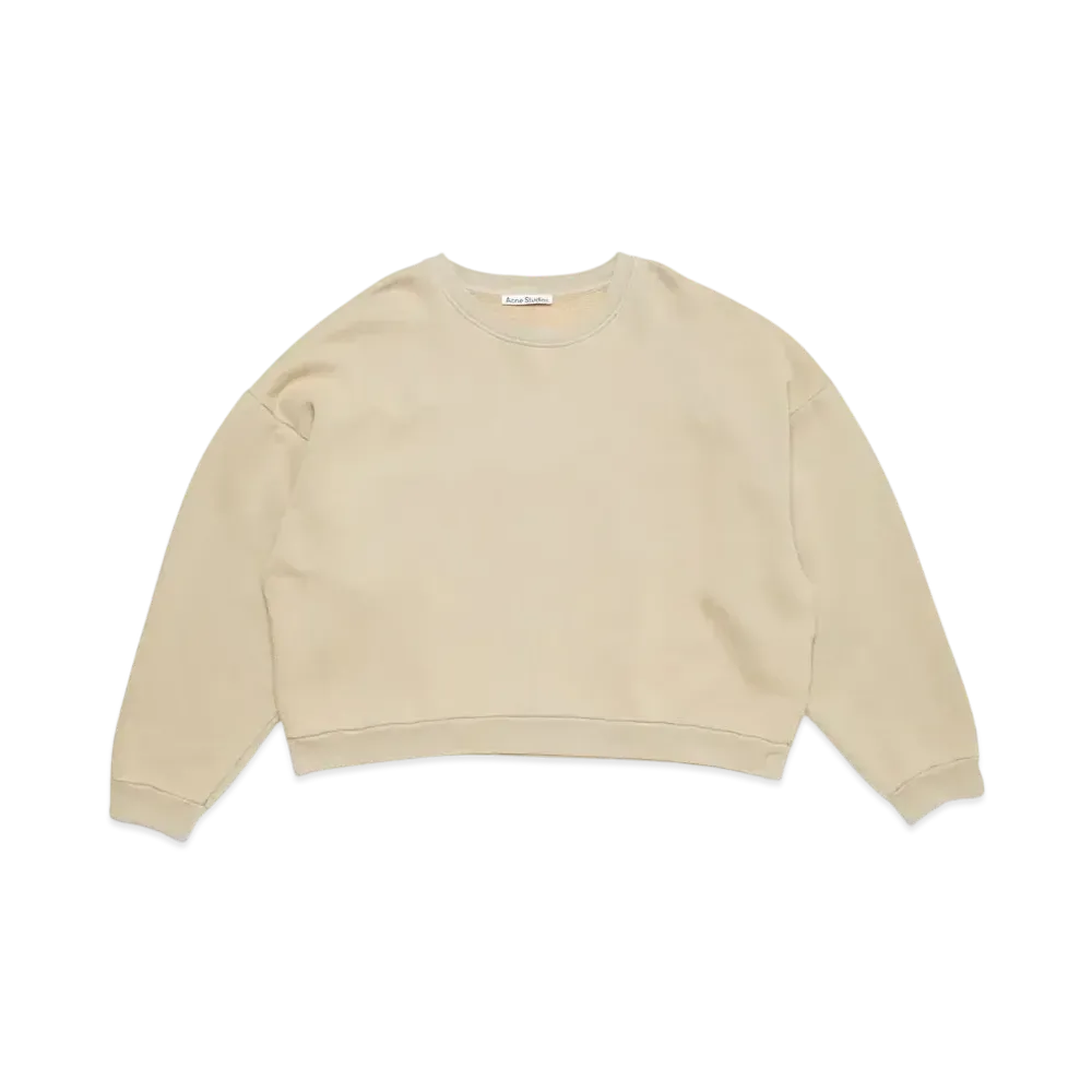 Acne Studios Logo Patch Sweater "Concrete Gray"