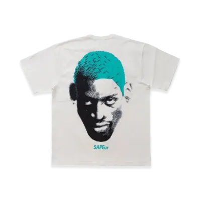 SAPEur Cherish Blue Head Tees/S Tee "White"