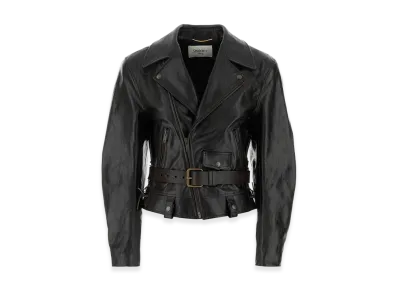 Saint Laurent Women's Leather Jacket "Black"