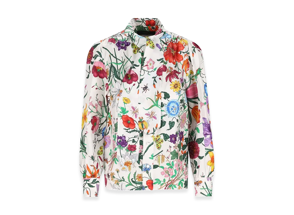 GUCCI Women's 'Flora' Shirt "White"