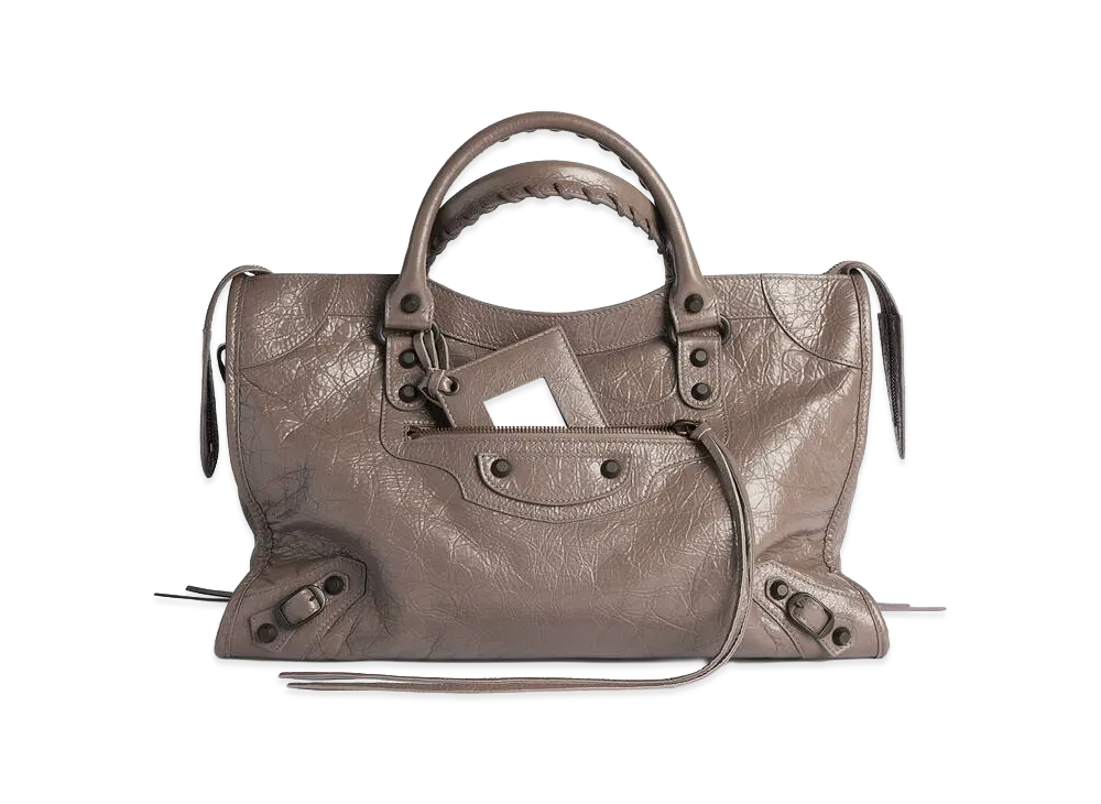BALENCIAGA Women's Le City Bag Medium "Dark Noir"