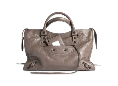 BALENCIAGA Women's Le City Bag Medium "Dark Noir"