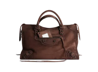 BALENCIAGA Le City Bag Medium "Light Espresso"