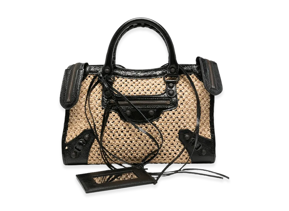 BALENCIAGA Women's Le City Bag Medium Handbag "Beige"