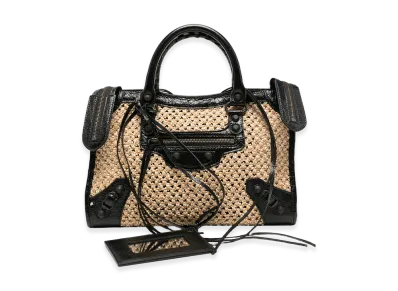 BALENCIAGA Women's Le City Bag Medium Handbag "Beige"